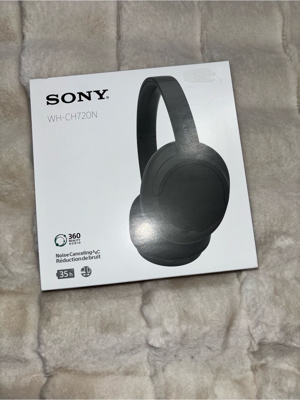 Sony WH-CH720N Over-Ear Wireless Headphones — Black